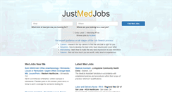 Desktop Screenshot of justmedjobs.com